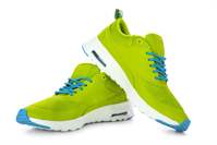 sneakers - lime green